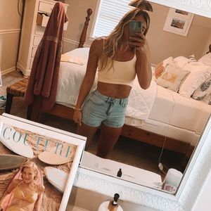 PacSun Amber Denim Mom Shorts